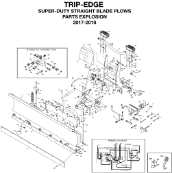 Diagram 2 - BOSS Trip Edge Super Duty Straight Blade Parts